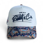 Blue Paisley Bel Hare Snapback