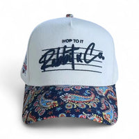 Blue Paisley Bel Hare Snapback