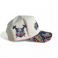 Blue Paisley Bel Hare Snapback