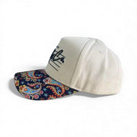 Blue Paisley Bel Hare Snapback