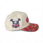 Red Paisley Bel Hare Snapback