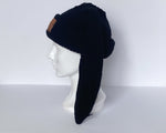 Black Bunny Ear Beanie