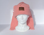 Pink Bunny Ear Beanie
