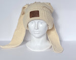 Creme Bunny Ear Beanie